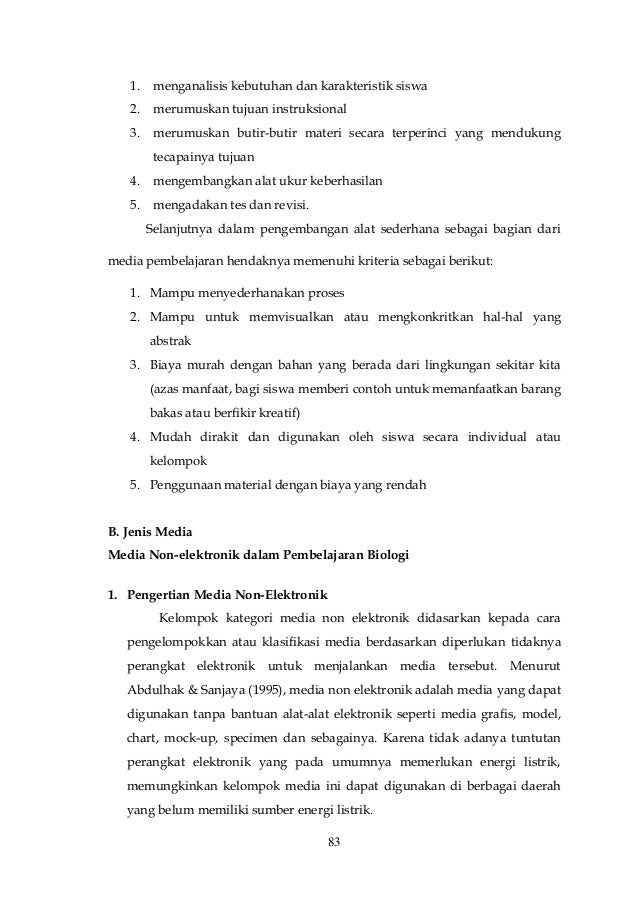 Media pembelajaran biologi
