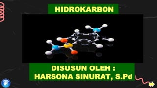HIDROKARBON
DISUSUN OLEH :
HARSONA SINURAT, S.Pd
 
