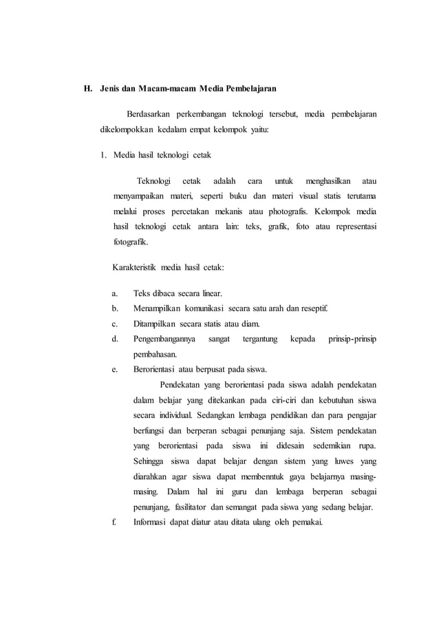 Makalah Media Pembelajaran Matematika  PDF