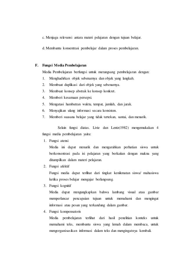 Makalah Media Pembelajaran Matematika