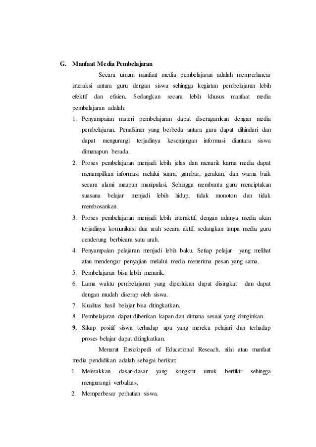 Makalah Media Pembelajaran Matematika