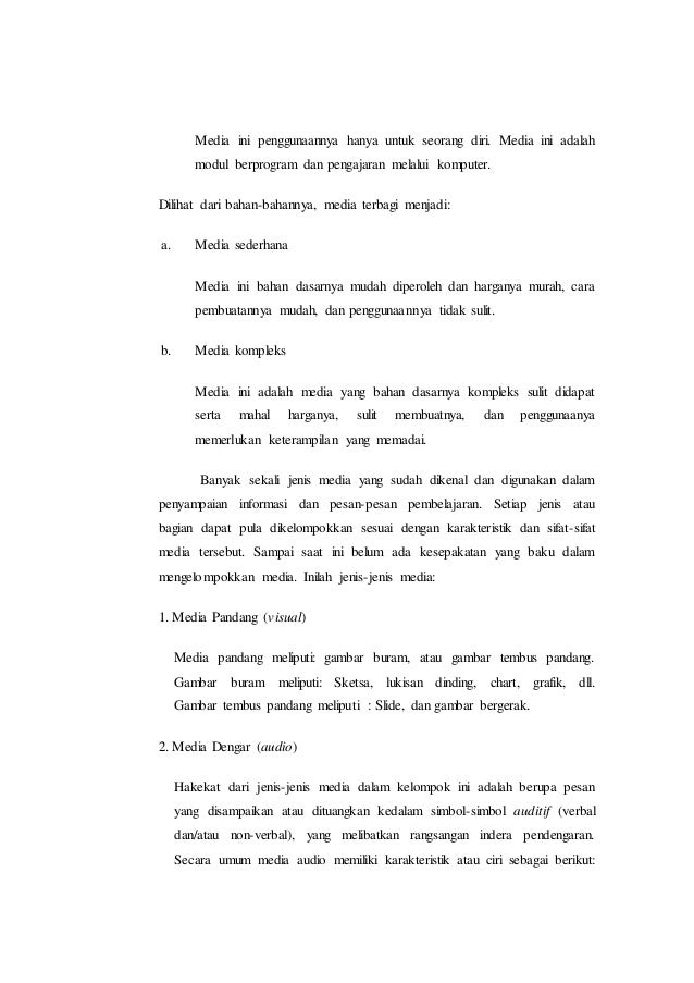 Makalah Media Pembelajaran Matematika