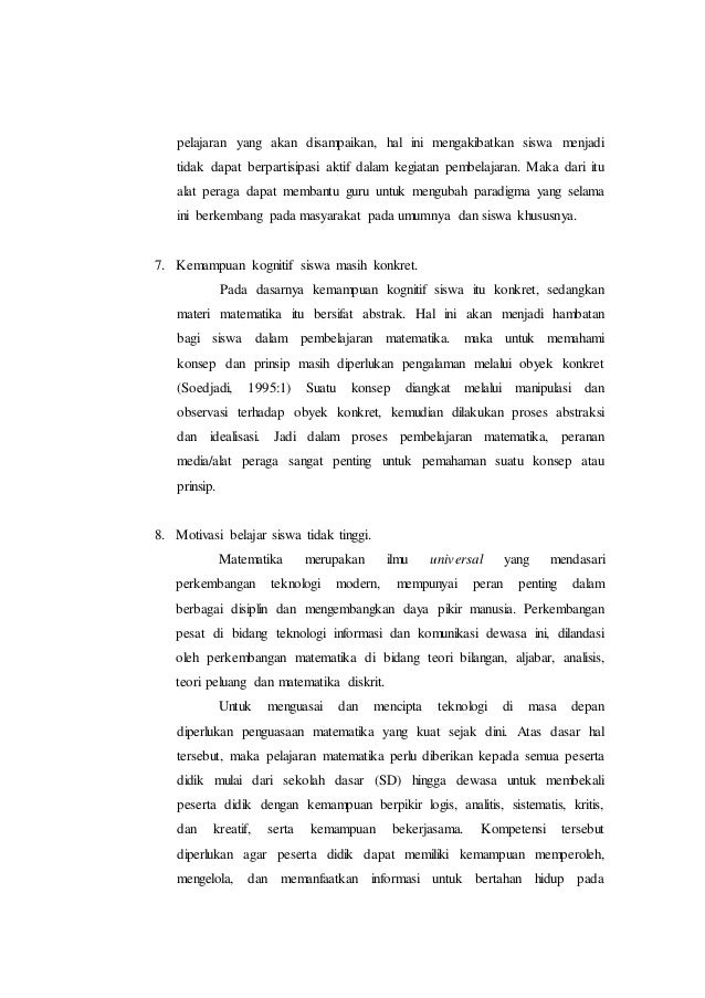 Makalah Media Pembelajaran Matematika