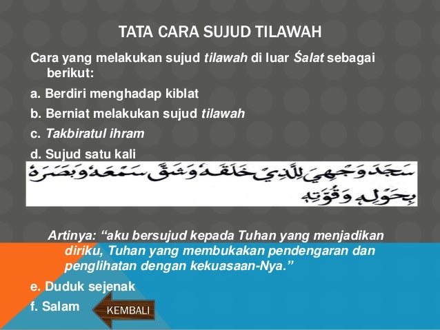 Media Pembelajaran Pai Jiwa Lebih Tenang Dengan Sujud Syukur