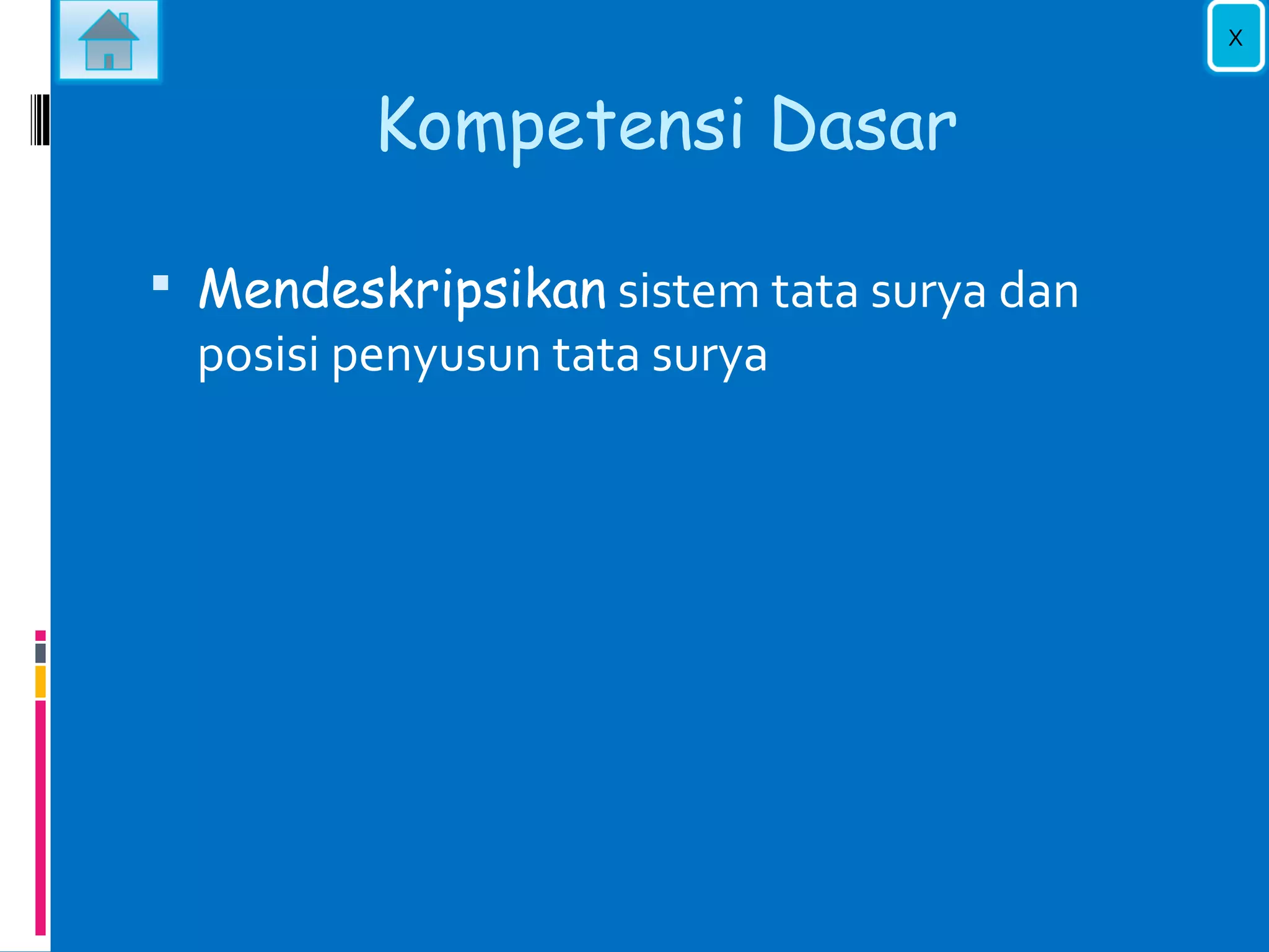 Media pembelajaran sistem tata surya