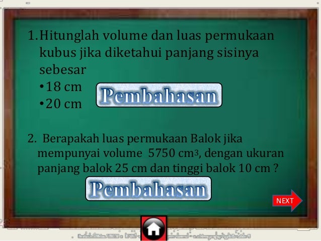 Media pemberlajaran multimedia bangun ruang