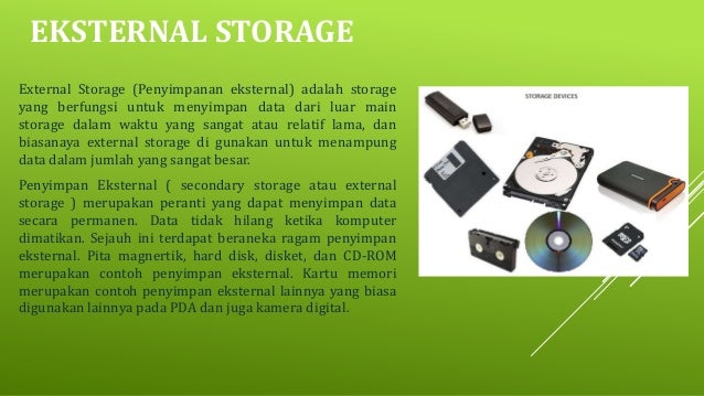 Media Penyimpanan External Komputer