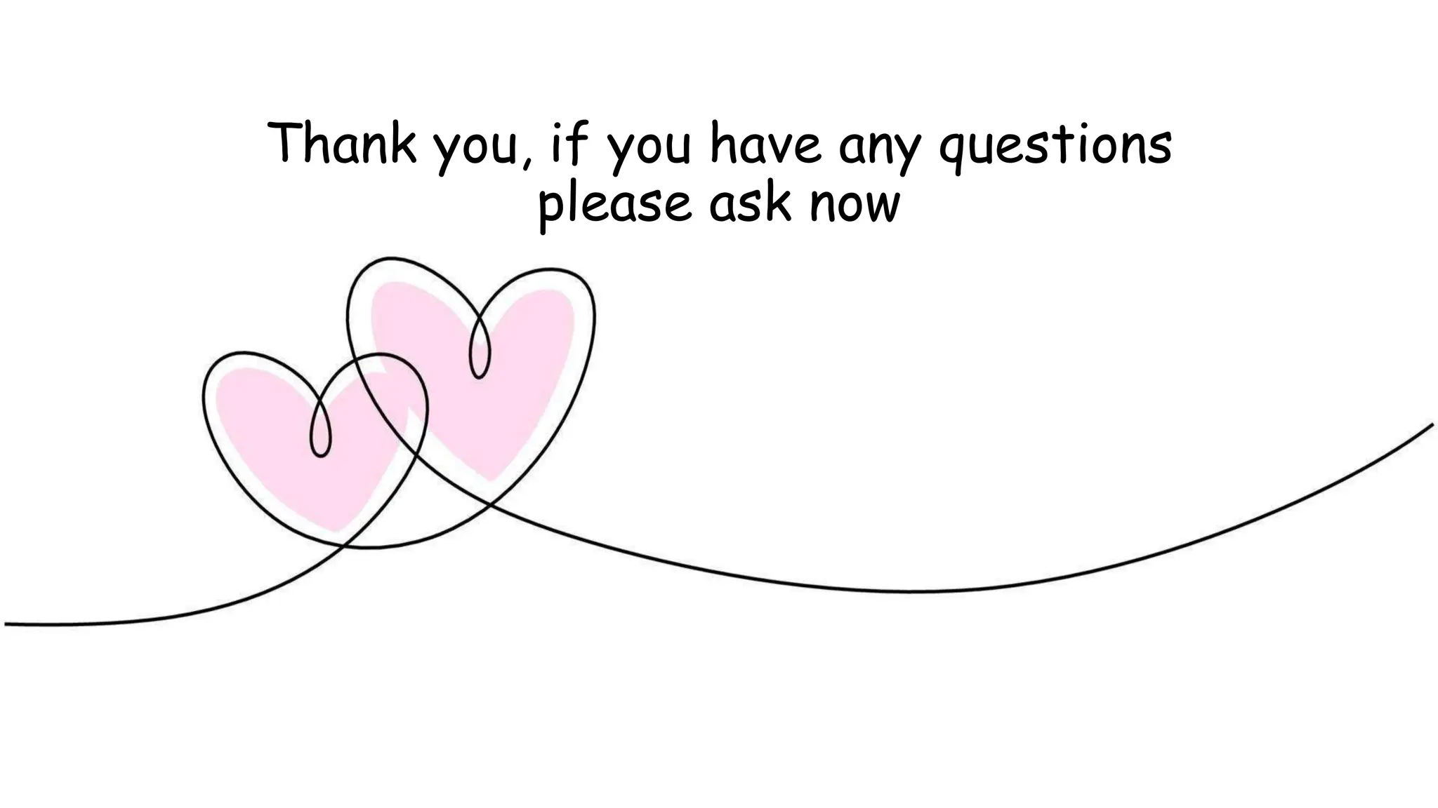 Thank you, if you have any questions
please ask now
 