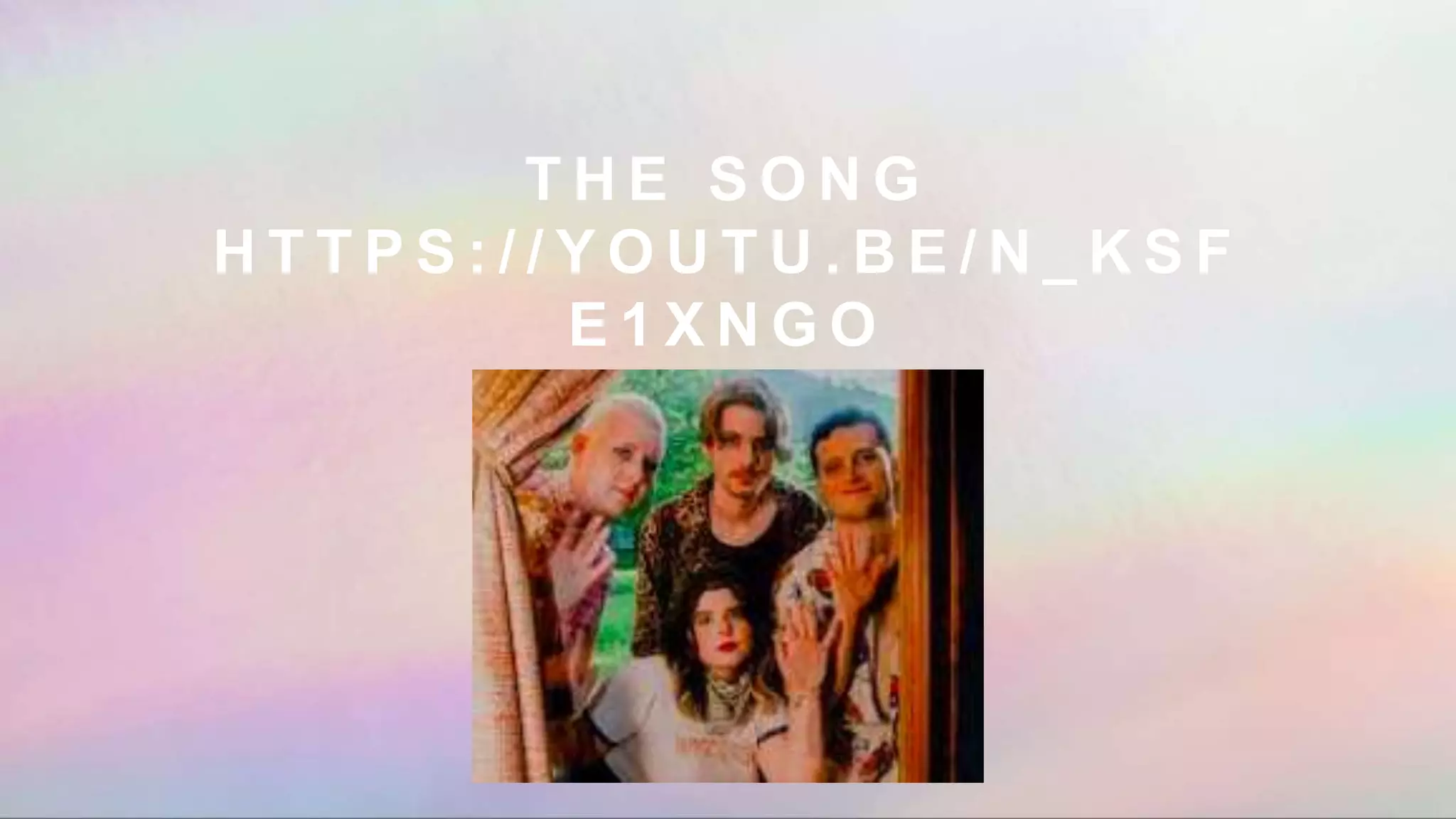 T H E S O N G
H T T P S : / / Y O U T U . B E / N _ K S F
E 1 X N G O