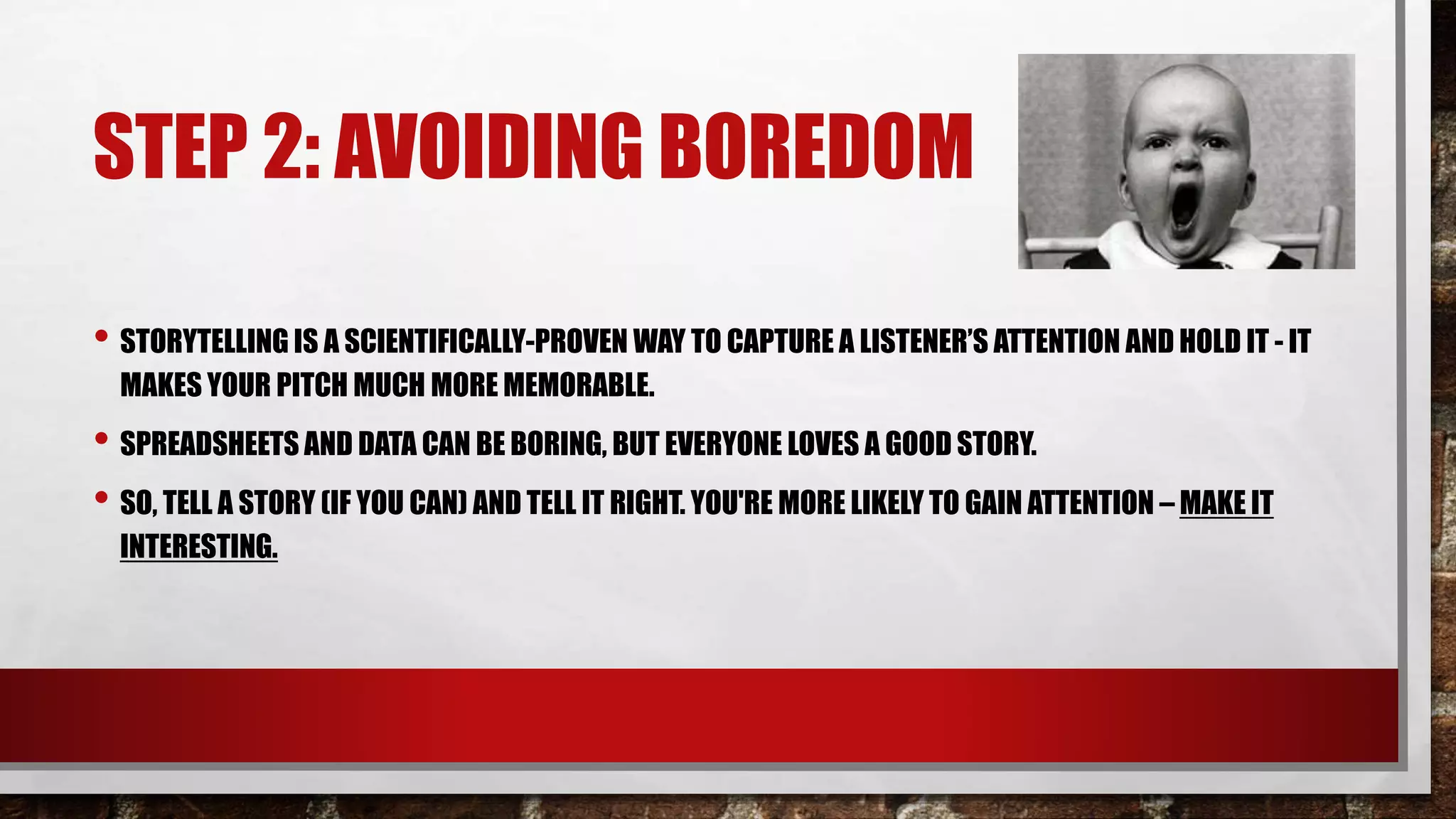 Media pitch presentation 