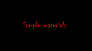 Sample materials
 