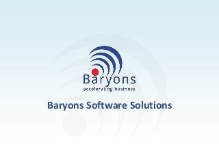 Baryons Software Solutions
 