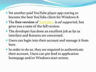 Media player& windows 8 | PPT