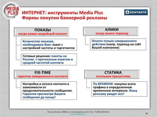 Синдицированные продукты  MEDIA PLUS Эффективный охват Спросите у  sales -менеджера  Media Plus  о  синдицированных продуктах! 