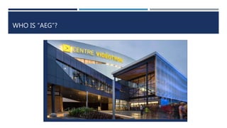 WHO IS “AEG”?
 