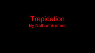Trepidation
By Nathan Brenner
 
