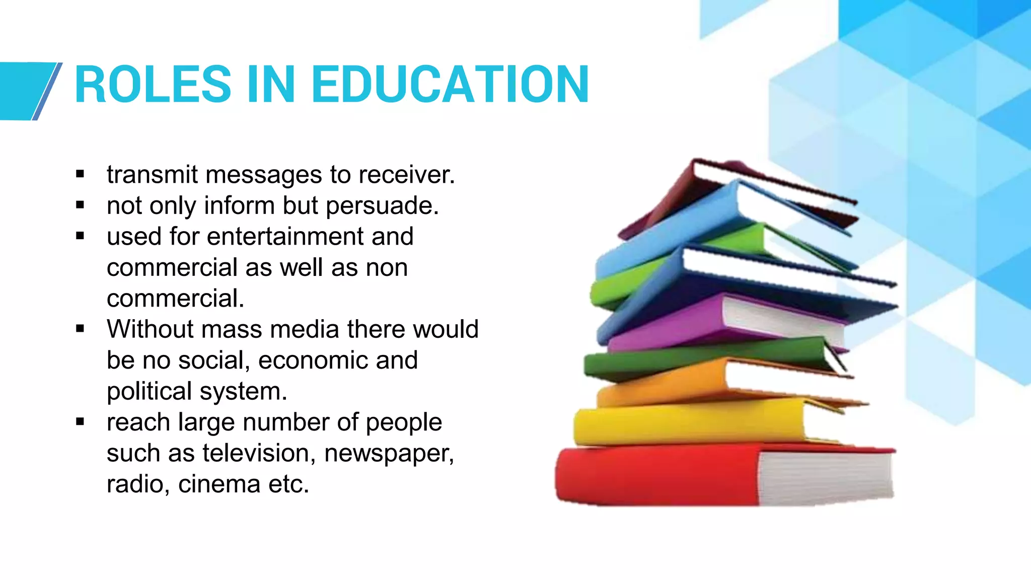 Role Of Mass Media In Education