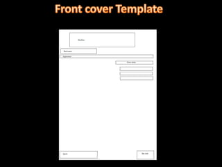 Front cover Template