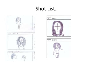 Shot List.
 