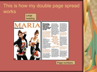 These colours are appropriate or the genre of the magazine as;          - Orange connotes warmth         - White connotes purity and blue connotes serenity and infinity.         - Black connotes  power and eleganceColour of text relate to the image