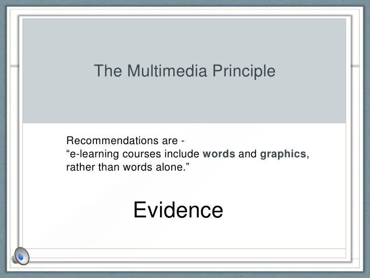 Multimedia Principle