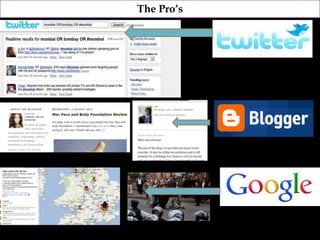 The Pro’s
The Pro’s of Collective Intelligence
 