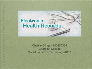 Chelsie Clingen 200256386
Georgian College
Social Impact of Technology-1002
 
