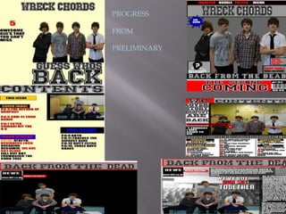 PROGRESS
FROM
PRELIMINARY
 