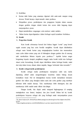 Media proyeksi (poster,kartun, dan komik) | PDF