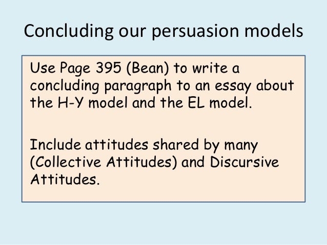 Elaboration likelihood model essay