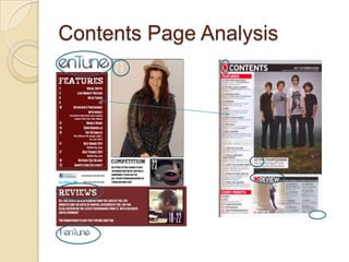 Contents Page Analysis
 