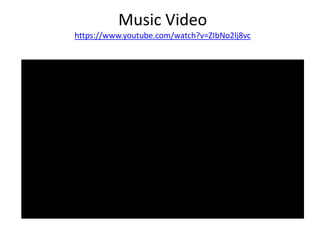 Music Video
https://www.youtube.com/watch?v=ZIbNo2lj8vc
 