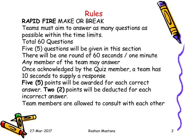 Media Quiz Rapid Fire media quiz rapid fire