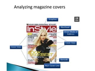 Analyzing magazine covers 
 