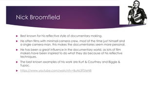Documentary- Reflective