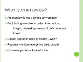 Media Relations Class