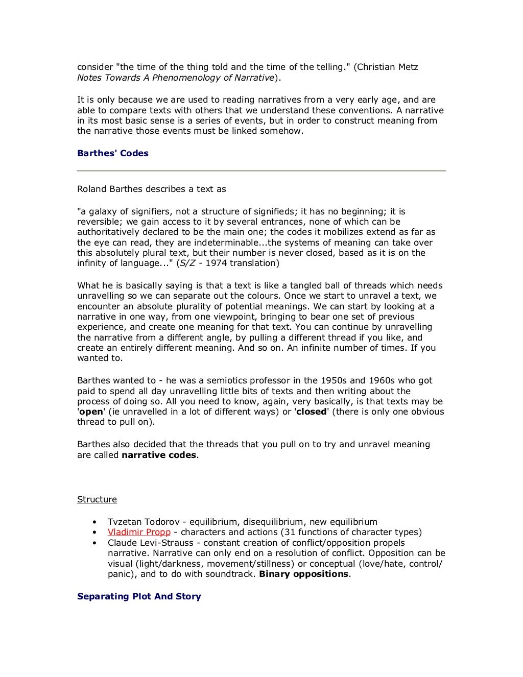 Media representation theory