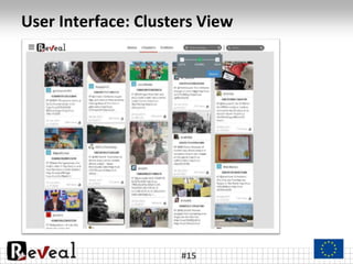 User Interface: Clusters View
#15
 