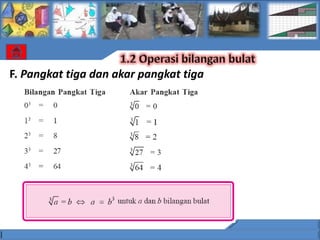 F. Pangkat tiga dan akar pangkat tiga
 