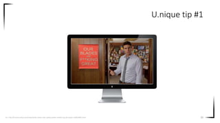 20
U.nique tip #1
Src. http://finance.yahoo.com/news/dollar-shave-club--warby-parker-ranked-top-disruptors-194626901.html
 