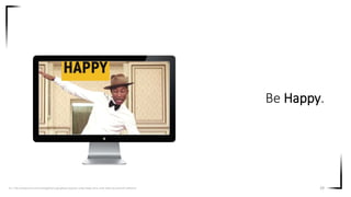 29Src. http://www.onecommunityglobal.org/upbeat-popular-song-happy-lyrics-and-video-by-pharrell-williams/
Be Happy.
 