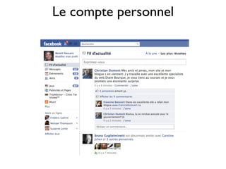 Le compte personnel
 