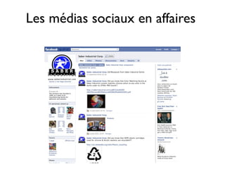 Les médias sociaux en affaires
 