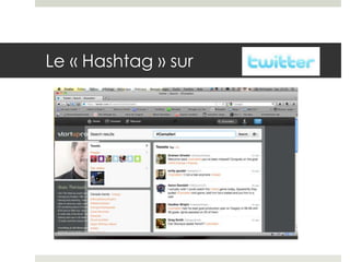 Le « Hashtag » sur
 