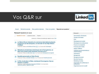 Vos Q&R sur
 