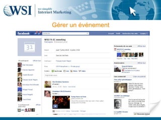 Gérer un événement
 