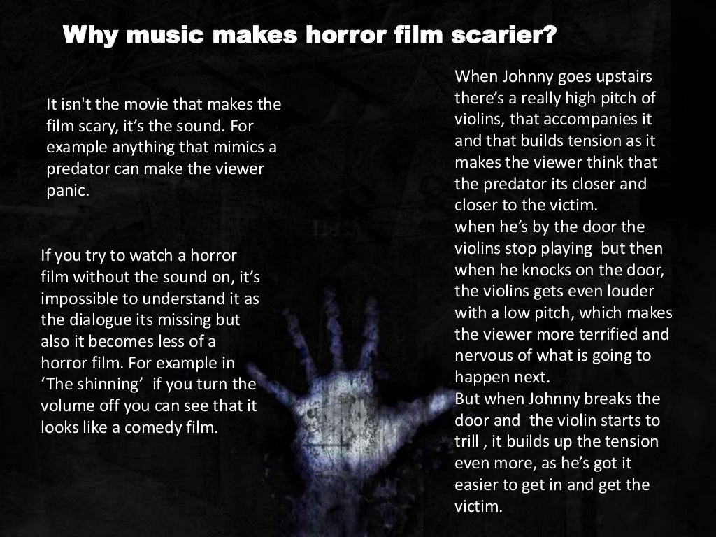 The Importance Of Sound In Horror Films