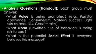 Media's Role in Shaping Values and Culture.pptxxxxx | PPTX