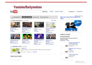Youtube/Dailymotion




                      seesmic.com
 