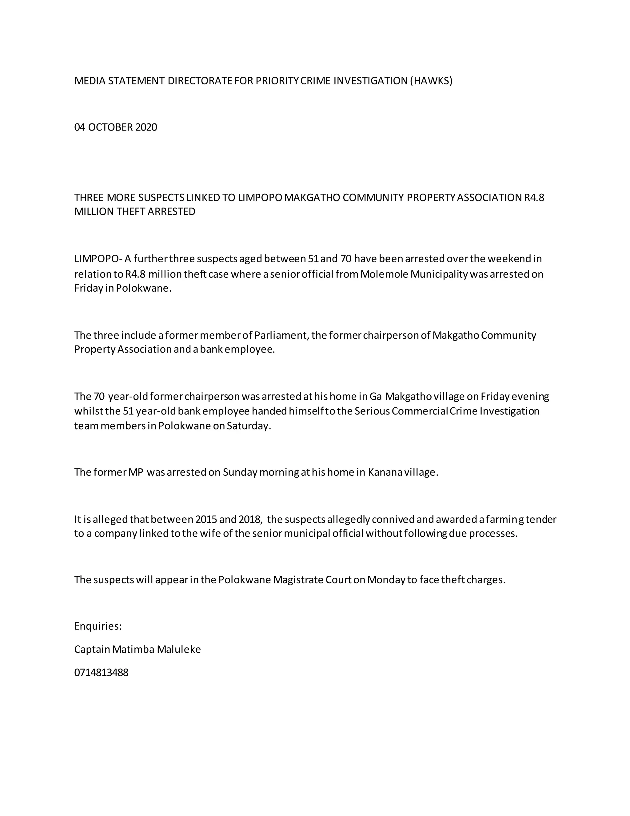 Prasa Scandal: Key Players Implicated In Hawks Investigation - uwnhvsc